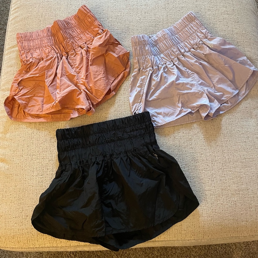 Free people shorts. Size small. $15 each or all three for $40.